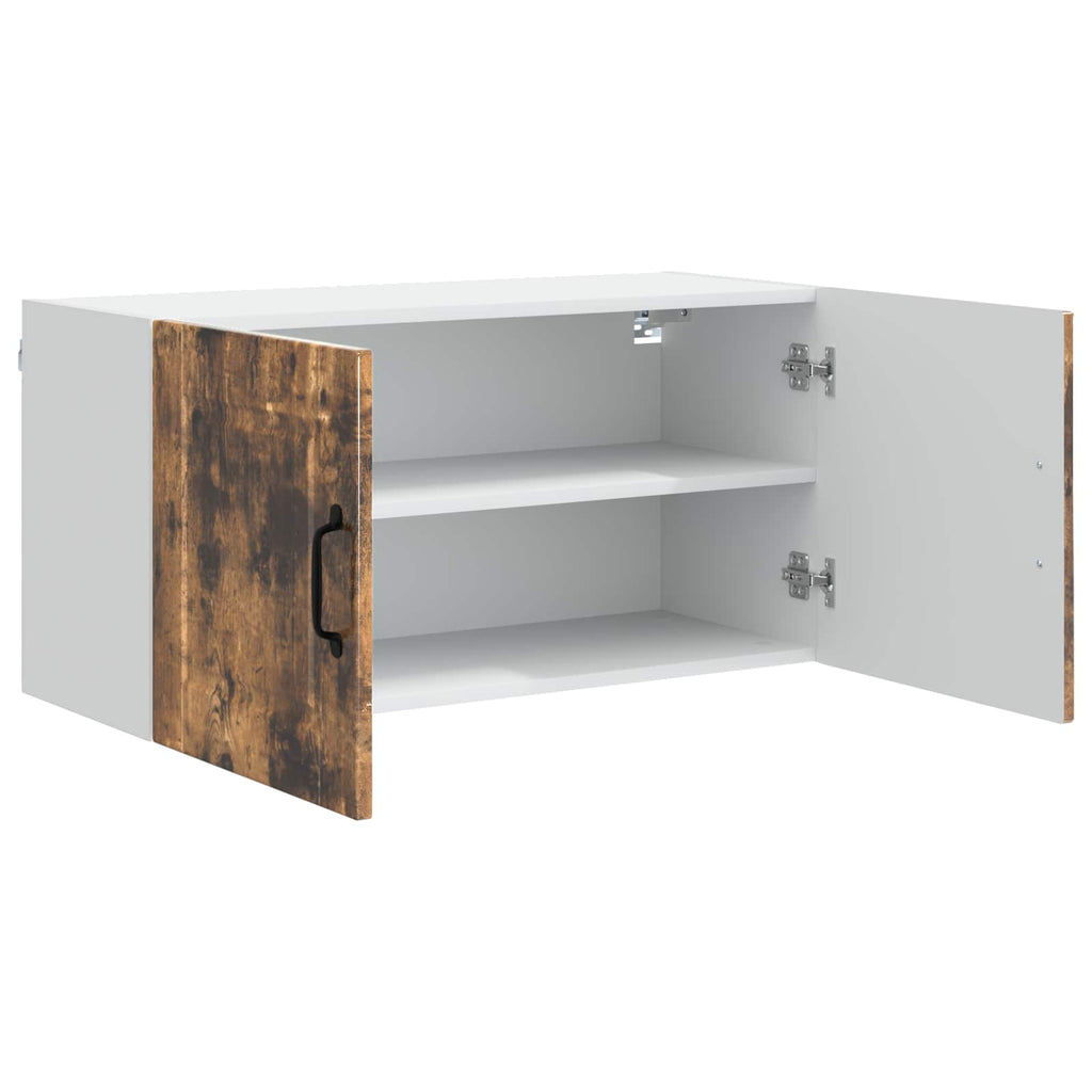 Wandschrank PORTO Geräucherte Eiche 80 x 31 x 40 cm