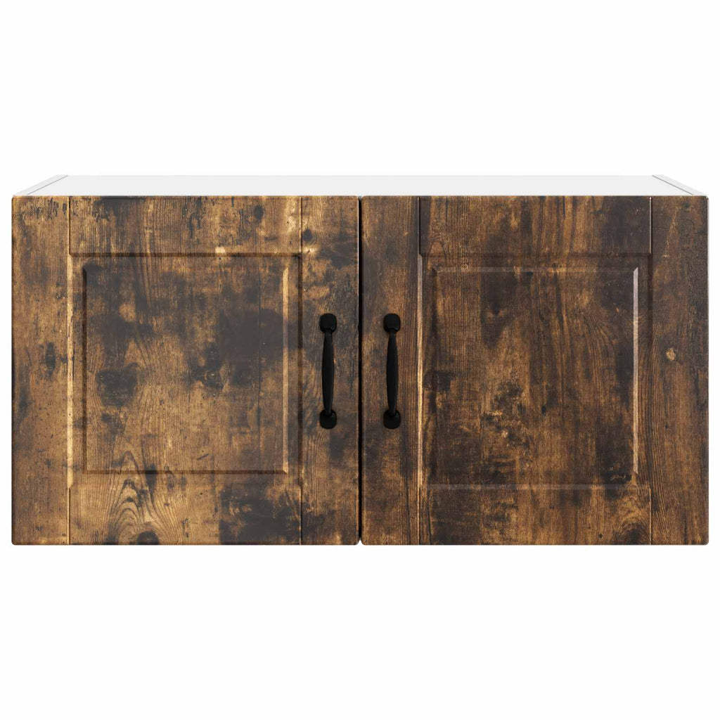 Wandschrank PORTO Geräucherte Eiche 80 x 31 x 40 cm