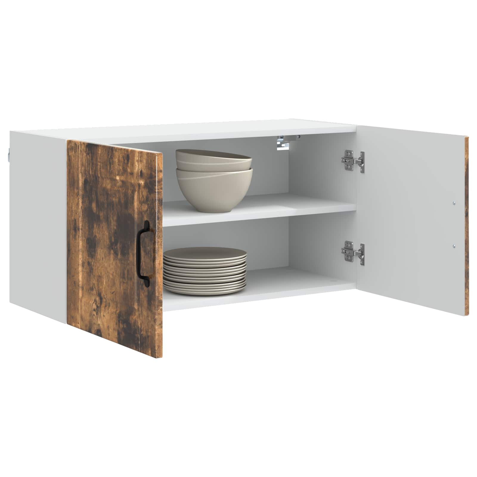 Wandschrank PORTO Geräucherte Eiche 80 x 31 x 40 cm