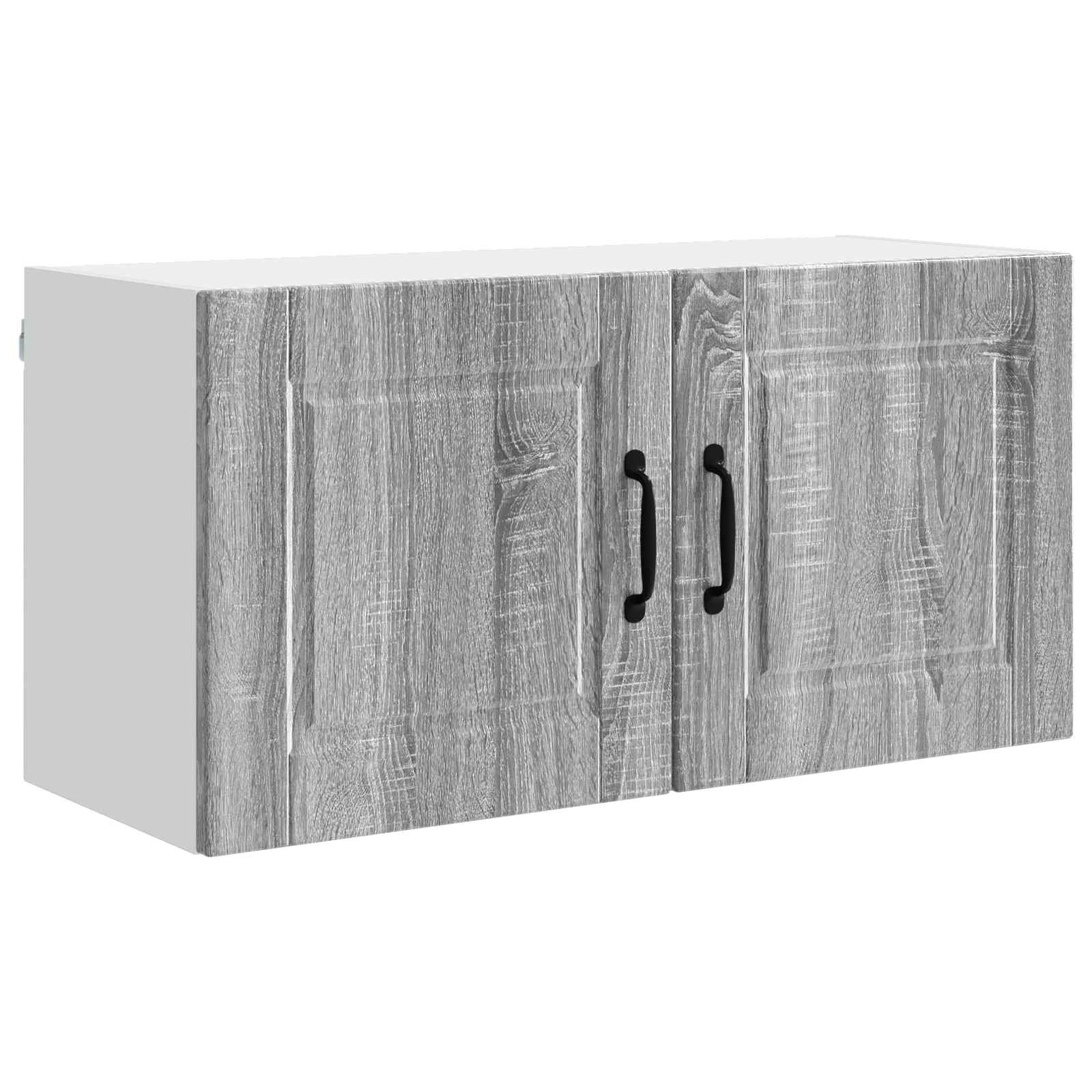 Wandschrank PORTO Graues Sonoma 80 x 31 x 40 cm Holzwerkstoff