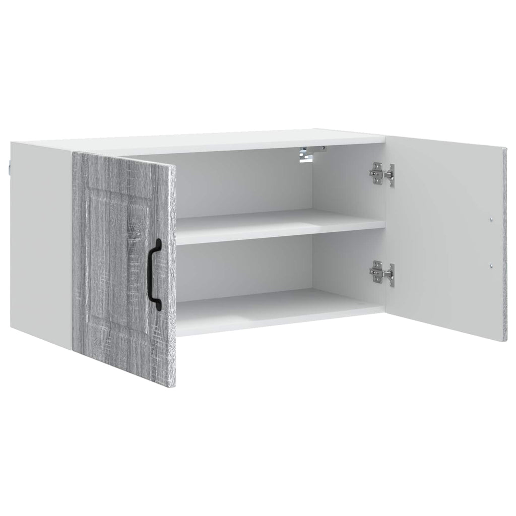 Wandschrank PORTO Graues Sonoma 80 x 31 x 40 cm Holzwerkstoff