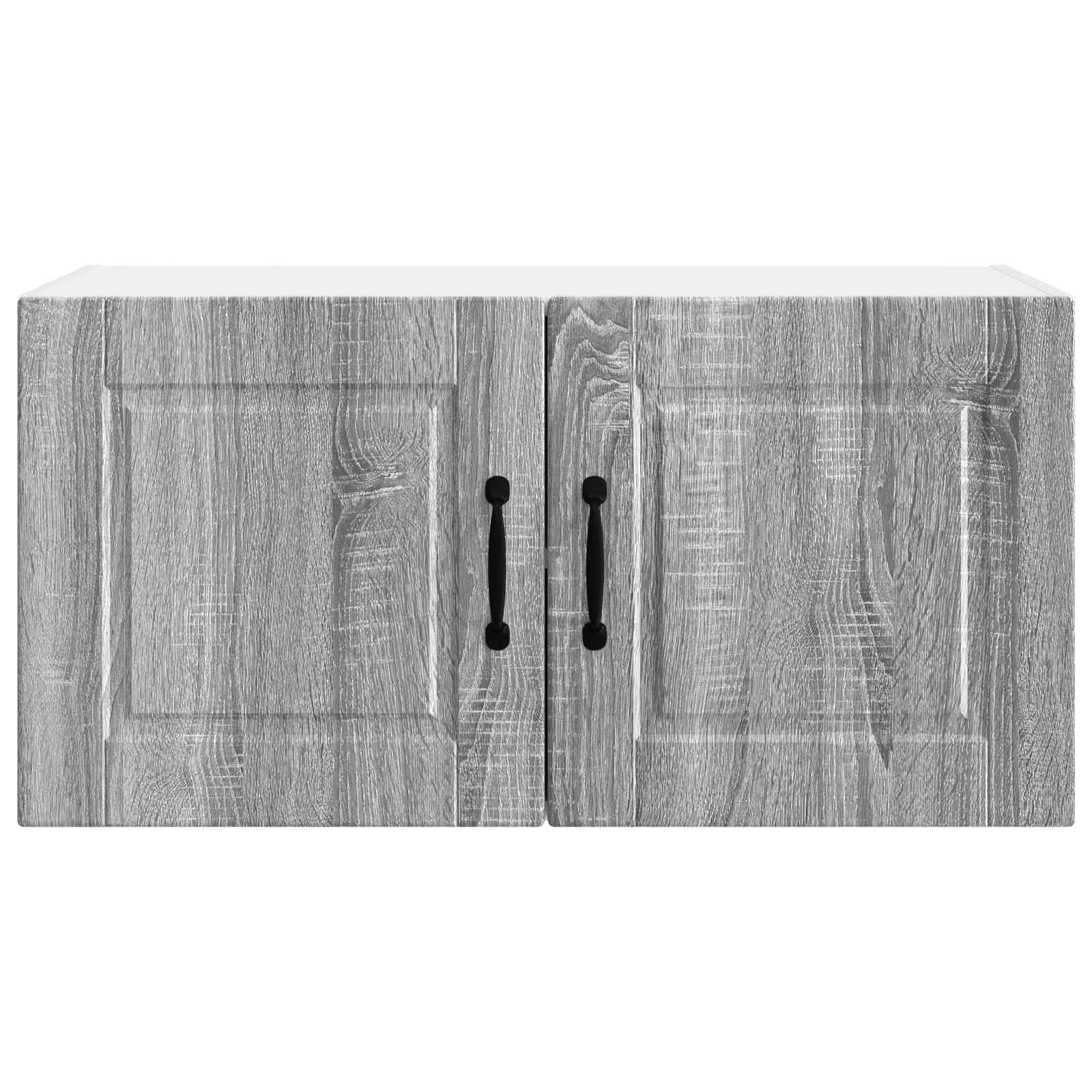 Wandschrank PORTO Graues Sonoma 80 x 31 x 40 cm Holzwerkstoff