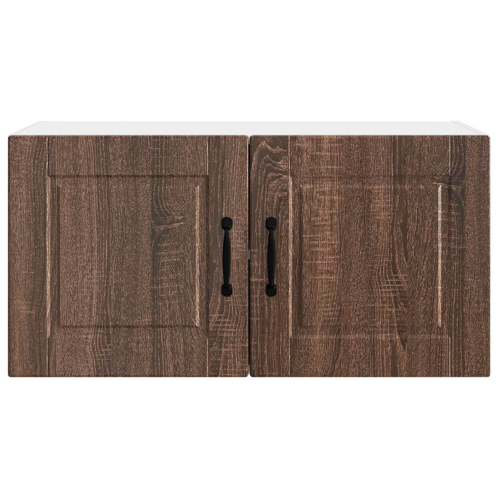 Wandschrank PORTO Braun Eichen-Optik 80 x 31 x 40 cm
