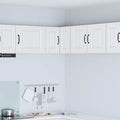 Wand-Eckschrank PORTO Weiß 57 x 57 x 40 cm Holzwerkstoff