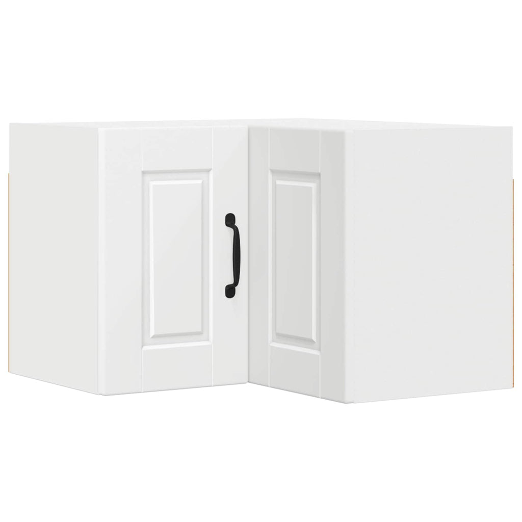 Wand-Eckschrank PORTO Weiß 57 x 57 x 40 cm Holzwerkstoff