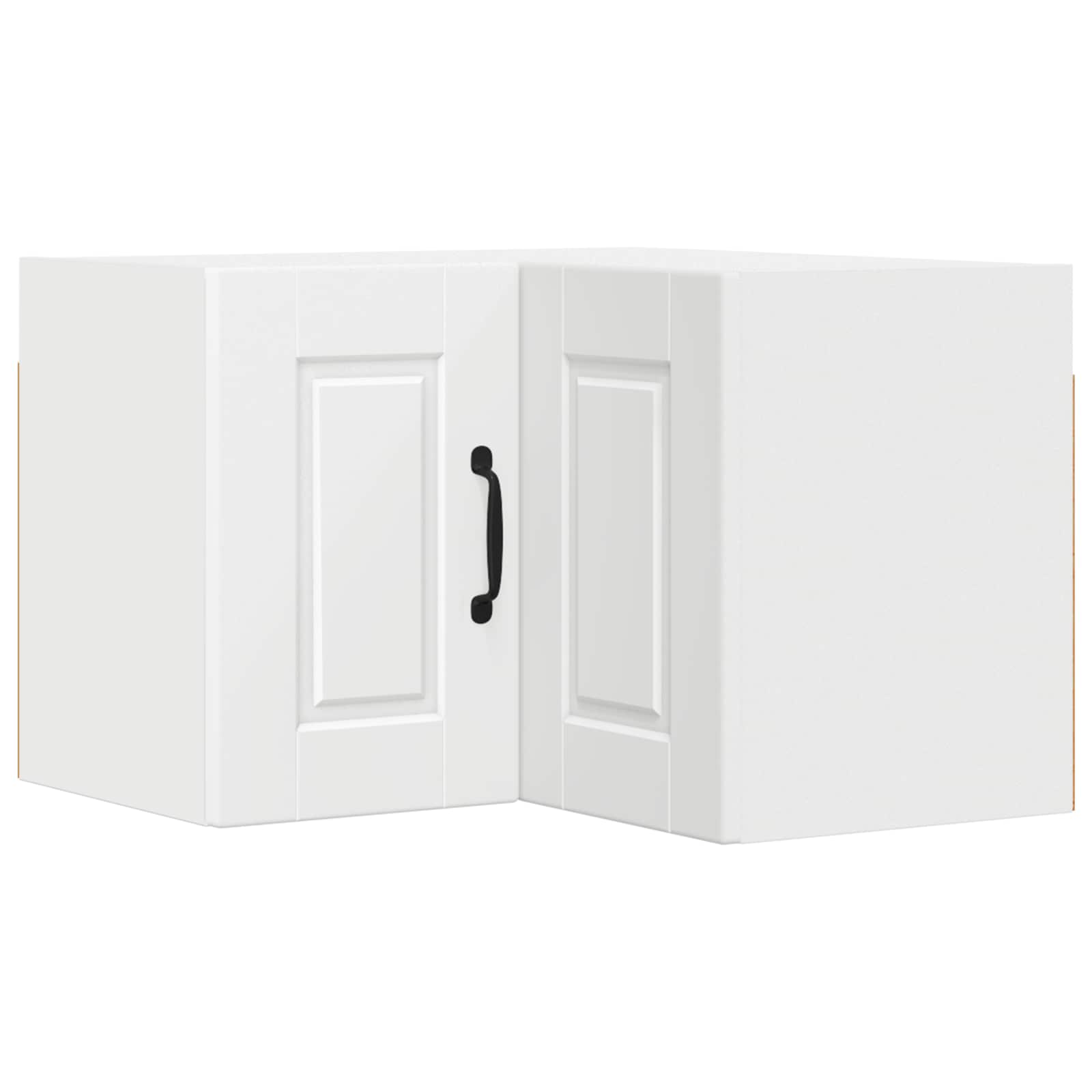Wand-Eckschrank PORTO Weiß 57 x 57 x 40 cm Holzwerkstoff