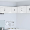 Wand-Eckschrank PORTO Hochglanz Weiß 57 x 57 x 40 cm