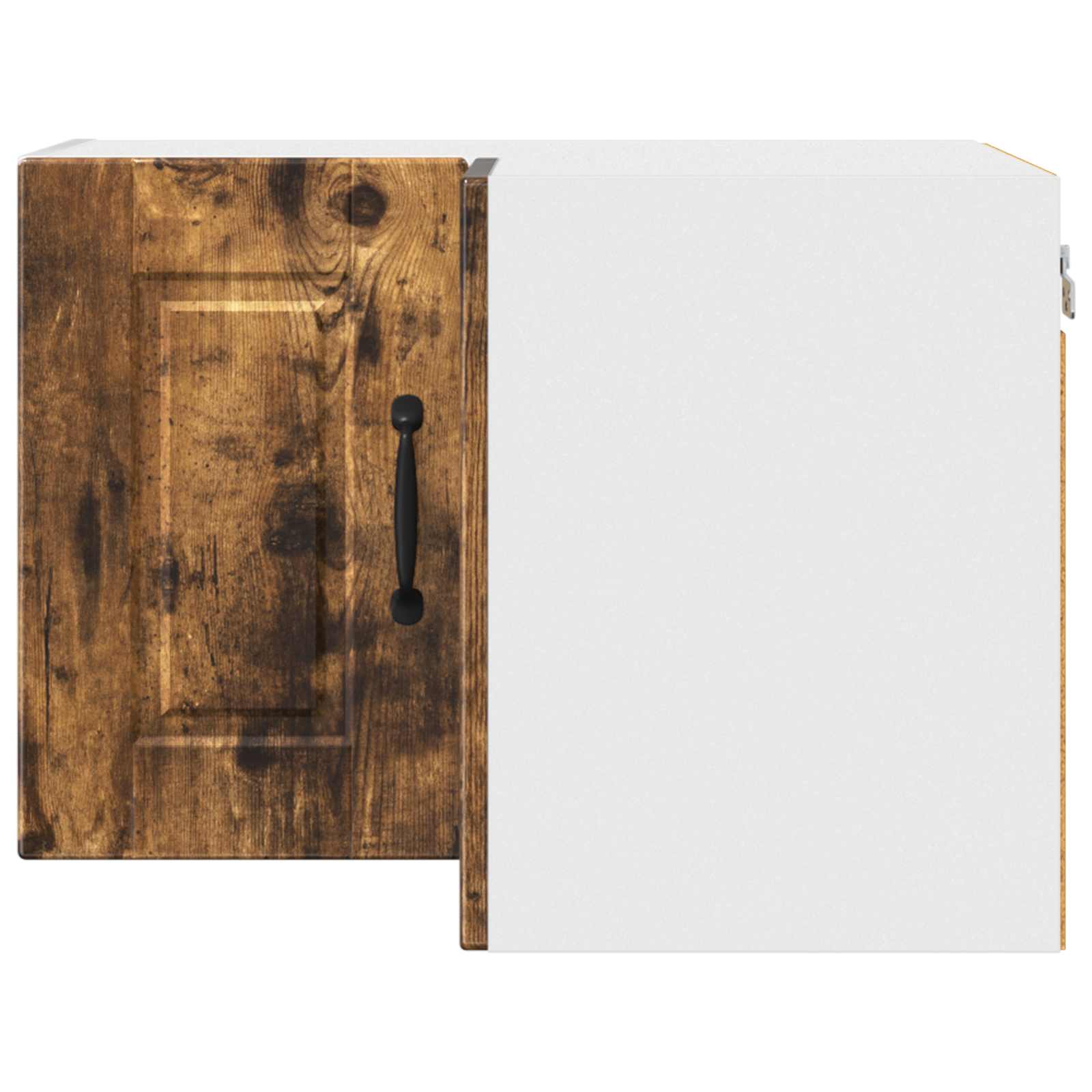 Wand-Eckschrank PORTO Geräucherte Eiche 57 x 57 x 40 cm