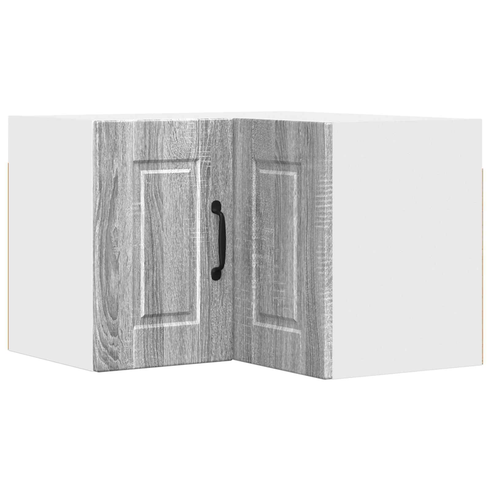 Wand-Eckschrank PORTO Graues Sonoma 57 x 57 x 40 cm