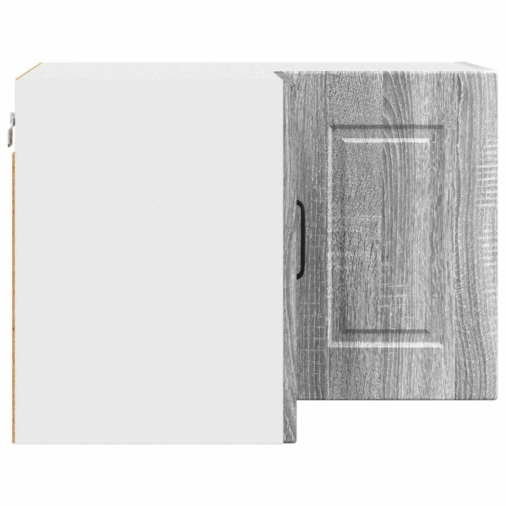 Wand-Eckschrank PORTO Graues Sonoma 57 x 57 x 40 cm