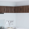Wand-Eckschrank PORTO Braun Eichen-Optik 57 x 57 x 40 cm