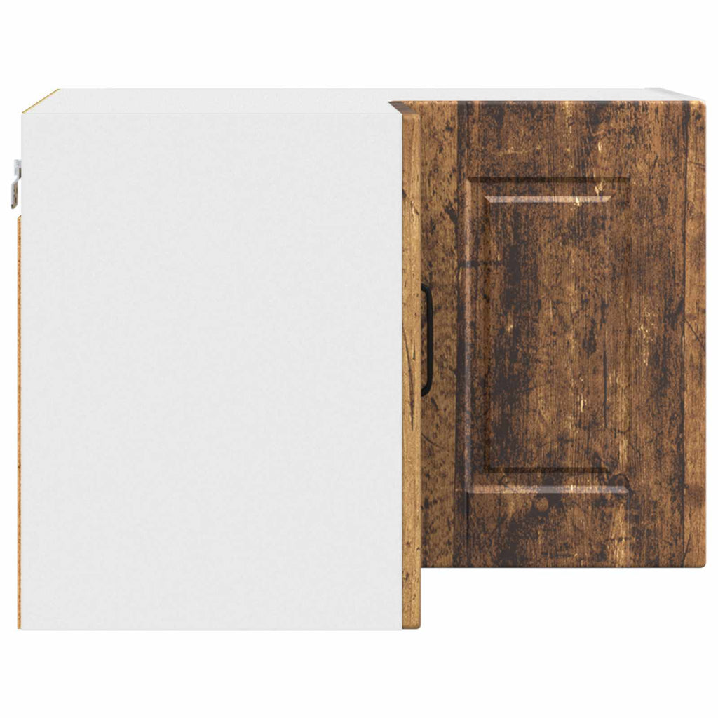 Wand-Eckschrank PORTO Altholz 57 x 57 x 40 cm Holzwerkstoff