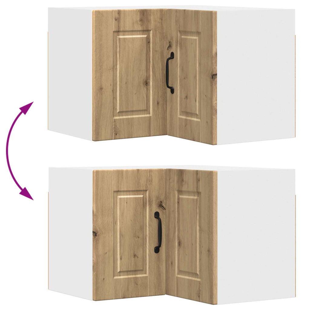 Wand-Eckschrank PORTO Artisan-Eiche 57 x 57 x 40 cm