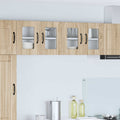 Wandglas-Schrank PORTO Sonoma-Eiche 60 x 31 x 40 cm