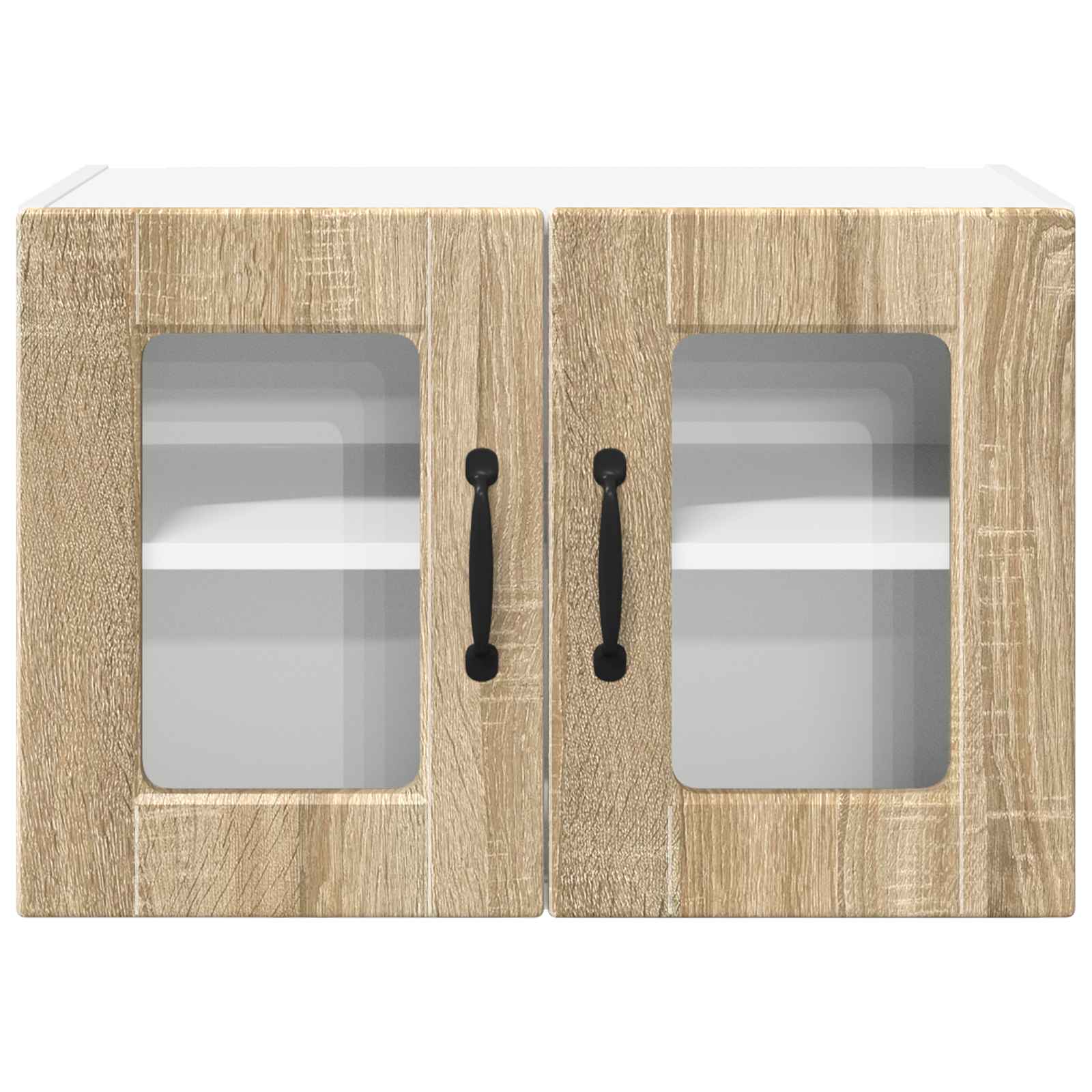 Wandglas-Schrank PORTO Sonoma-Eiche 60 x 31 x 40 cm