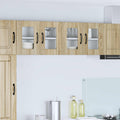 Wandglas-Schrank PORTO 2 pcs Sonoma-Eiche 60 x 31 x 40 cm