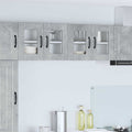 Wandglas-Schrank PORTO 2 pcs Beton Grau 60 x 31 x 40 cm