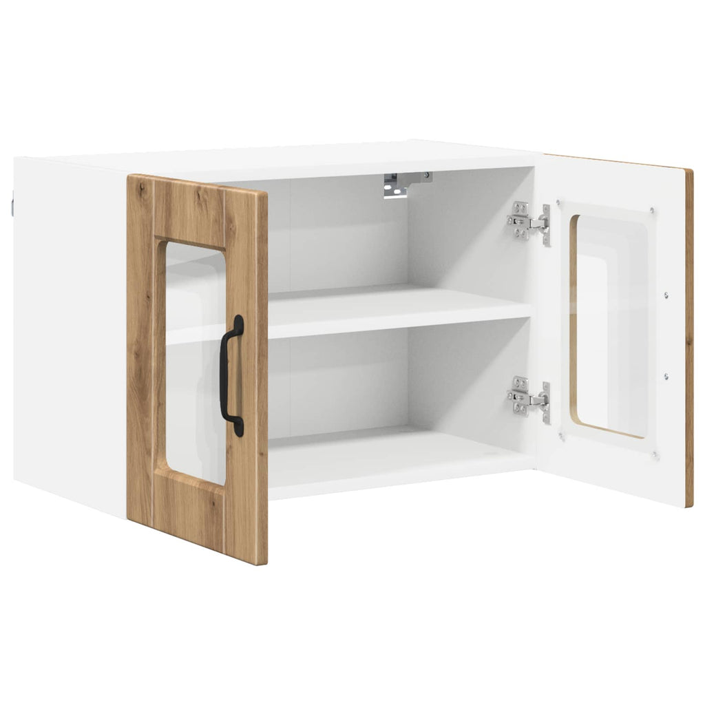 Wandglas-Schrank PORTO Artisan-Eiche 60 x 31 x 40 cm