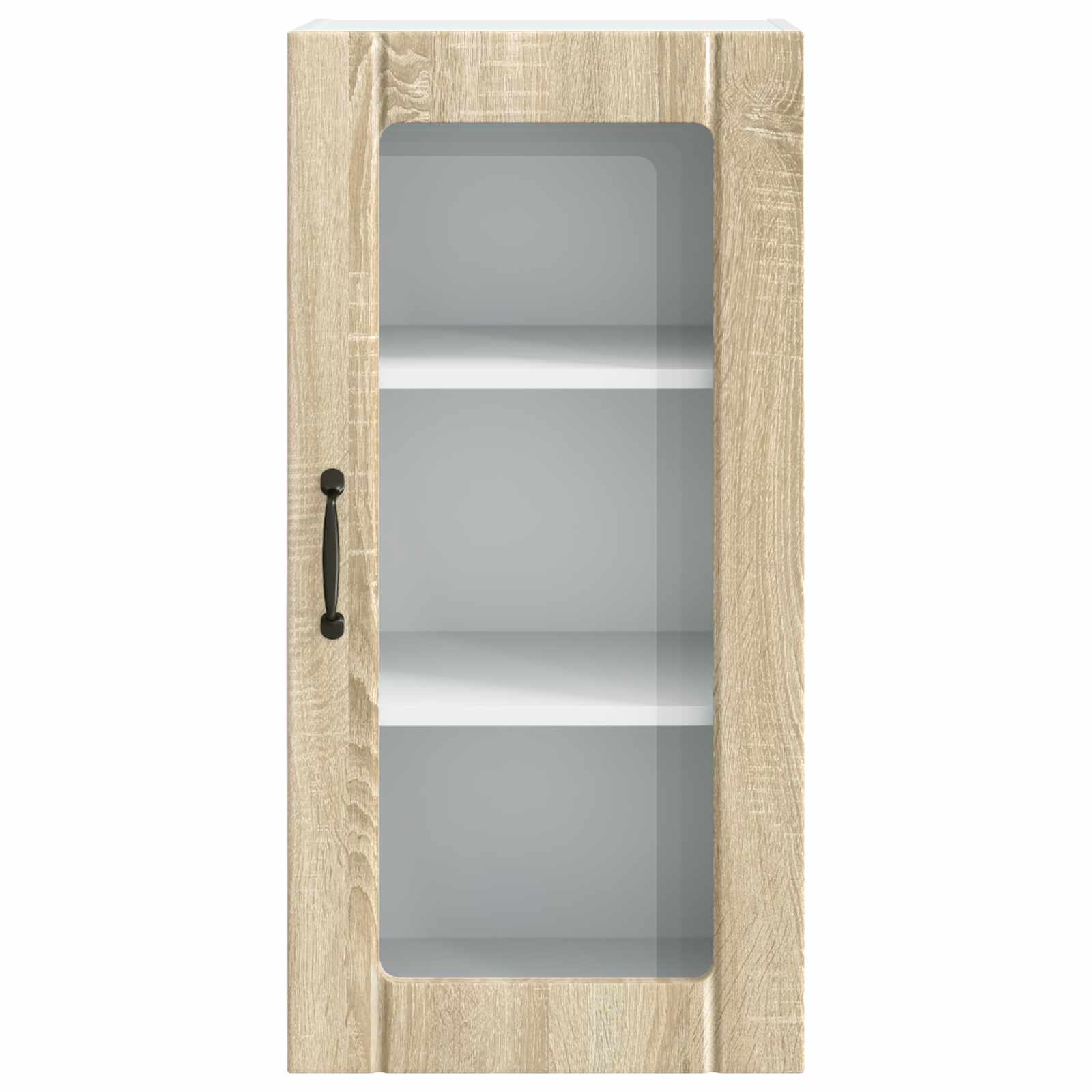 Wandglas-Schrank PORTO Sonoma-Eiche 40 x 31 x 80 cm