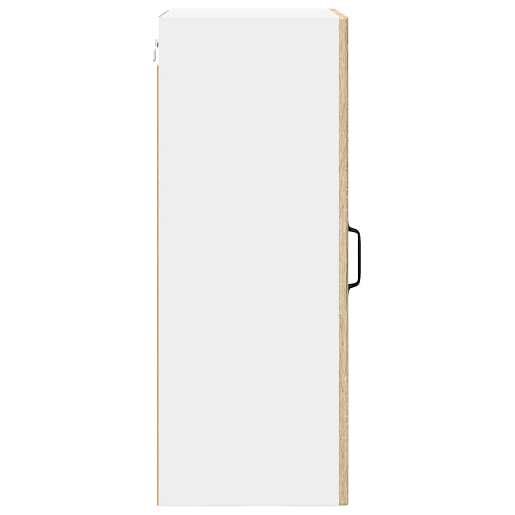 Wandglas-Schrank PORTO Sonoma-Eiche 40 x 31 x 80 cm