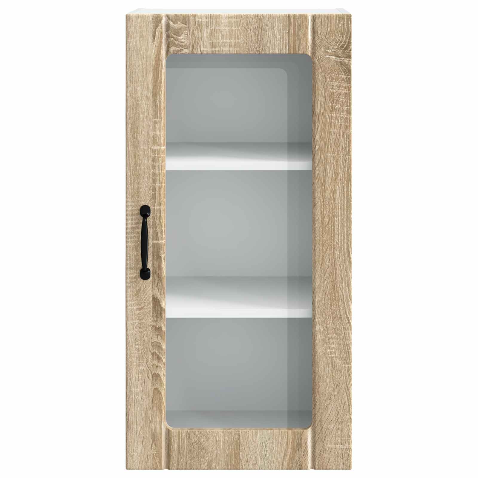 Wandglas-Schrank PORTO 2 pcs Sonoma-Eiche 40 x 31 x 80 cm
