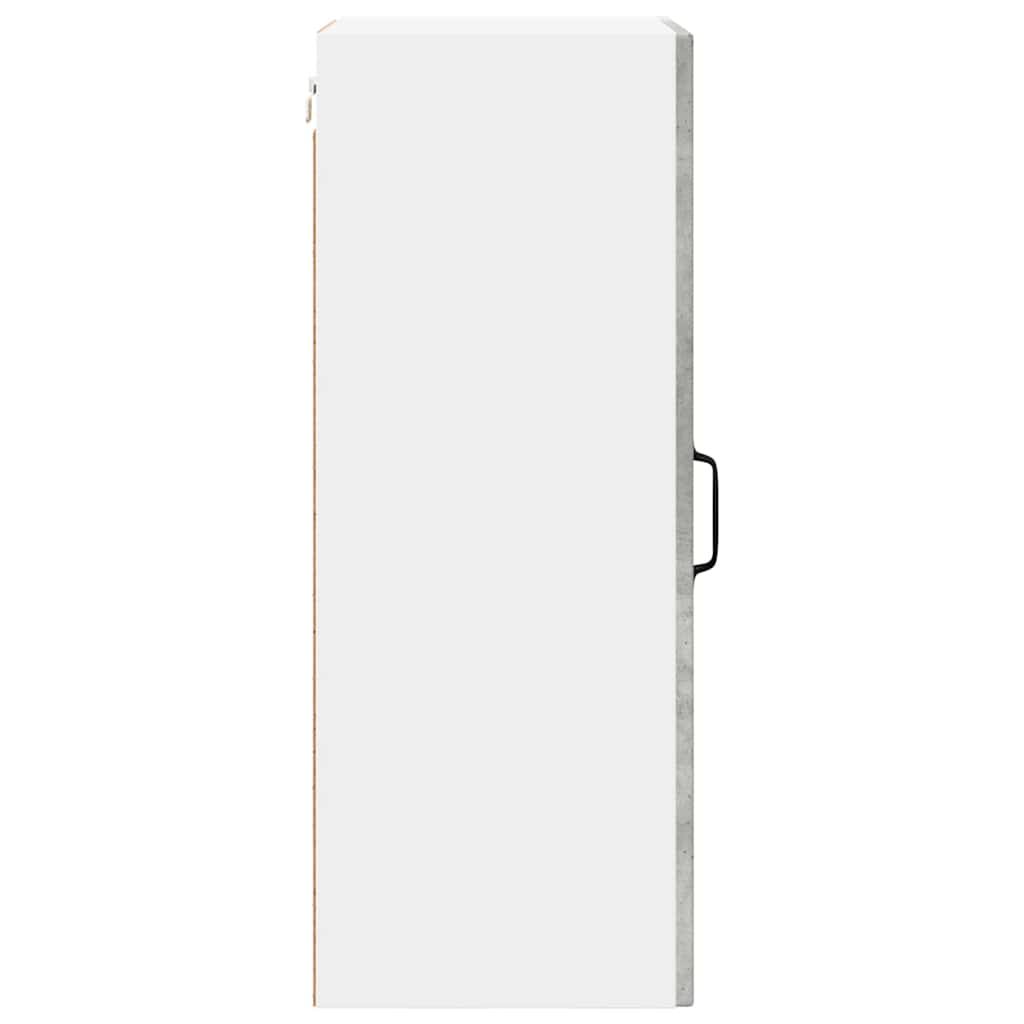 Wandglas-Schrank PORTO Beton Grau 40 x 31 x 80 cm Holzwerkstoff