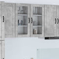 Wandglas-Schrank PORTO 2 pcs Beton Grau 40 x 31 x 80 cm
