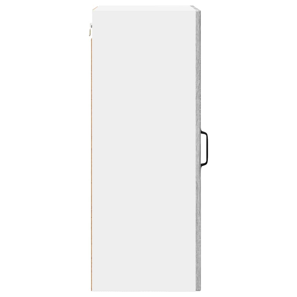 Wandglas-Schrank PORTO 2 pcs Graues Sonoma 40 x 31 x 80 cm