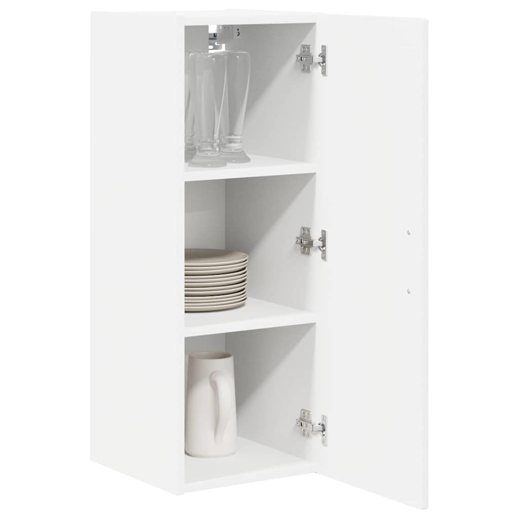 Wandschrank PORTO Weiß 30 x 31 x 80 cm Holzwerkstoff