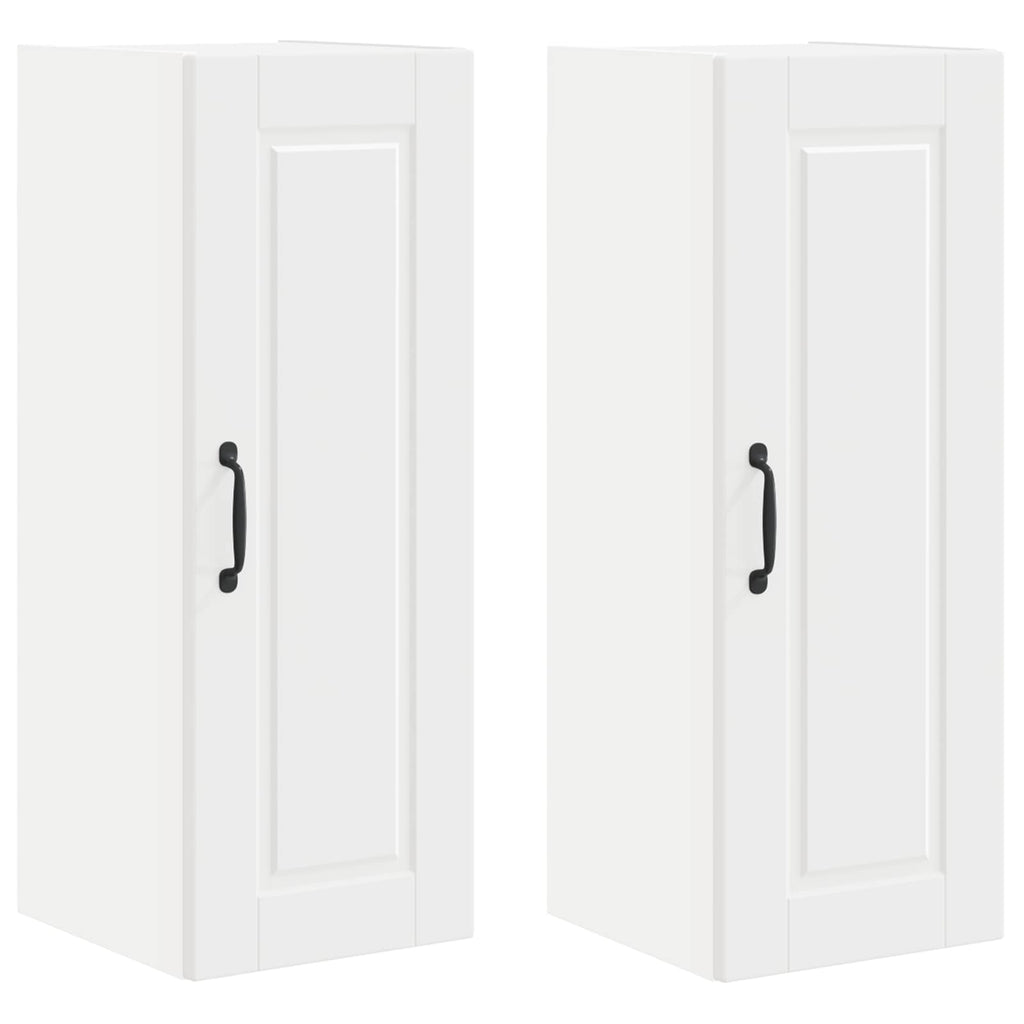 Wandschrank PORTO 2 pcs Weiß 30 x 31 x 80 cm Holzwerkstoff