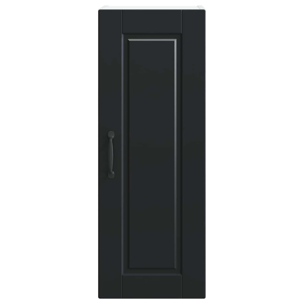 Wandschrank PORTO Schwarz 30 x 31 x 80 cm Holzwerkstoff