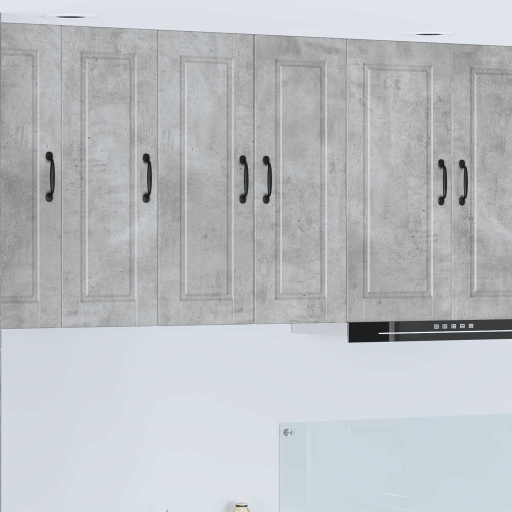 Wandschrank PORTO Beton Grau 30 x 31 x 80 cm Holzwerkstoff