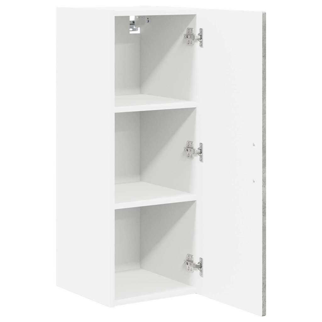 Wandschrank PORTO Beton Grau 30 x 31 x 80 cm Holzwerkstoff