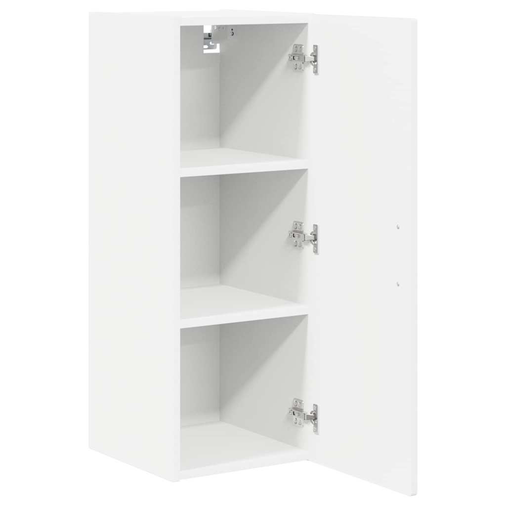 Wandschrank PORTO Hochglanz Weiß 30 x 31 x 80 cm Holzwerkstoff