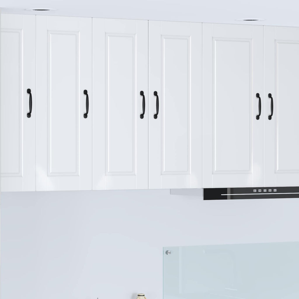 Wandschrank PORTO 2 pcs Hochglanz Weiß 30 x 31 x 80 cm