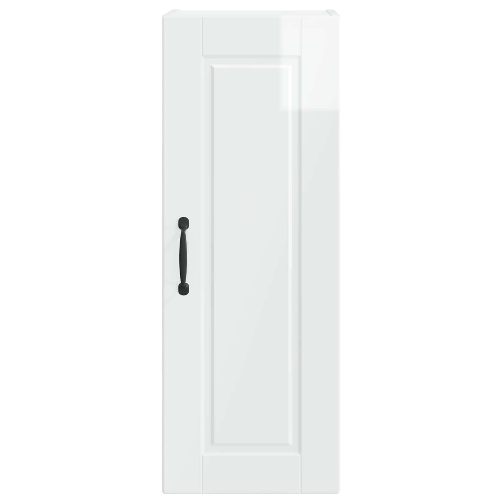 Wandschrank PORTO 2 pcs Hochglanz Weiß 30 x 31 x 80 cm
