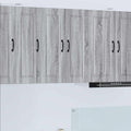 Wandschrank PORTO Graues Sonoma 30 x 31 x 80 cm Holzwerkstoff