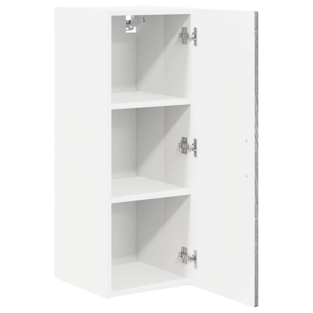 Wandschrank PORTO Graues Sonoma 30 x 31 x 80 cm Holzwerkstoff
