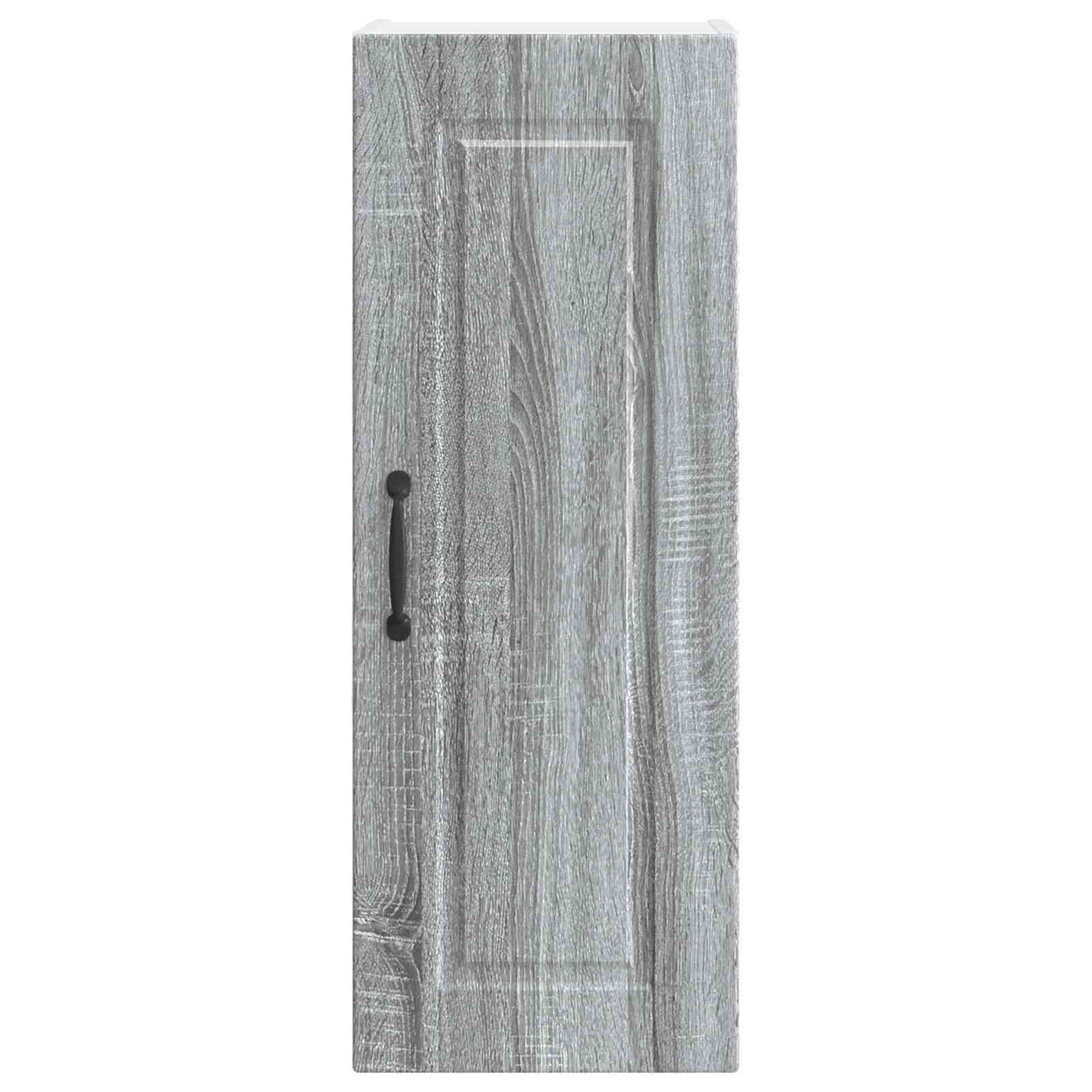 Wandschrank PORTO Graues Sonoma 30 x 31 x 80 cm Holzwerkstoff