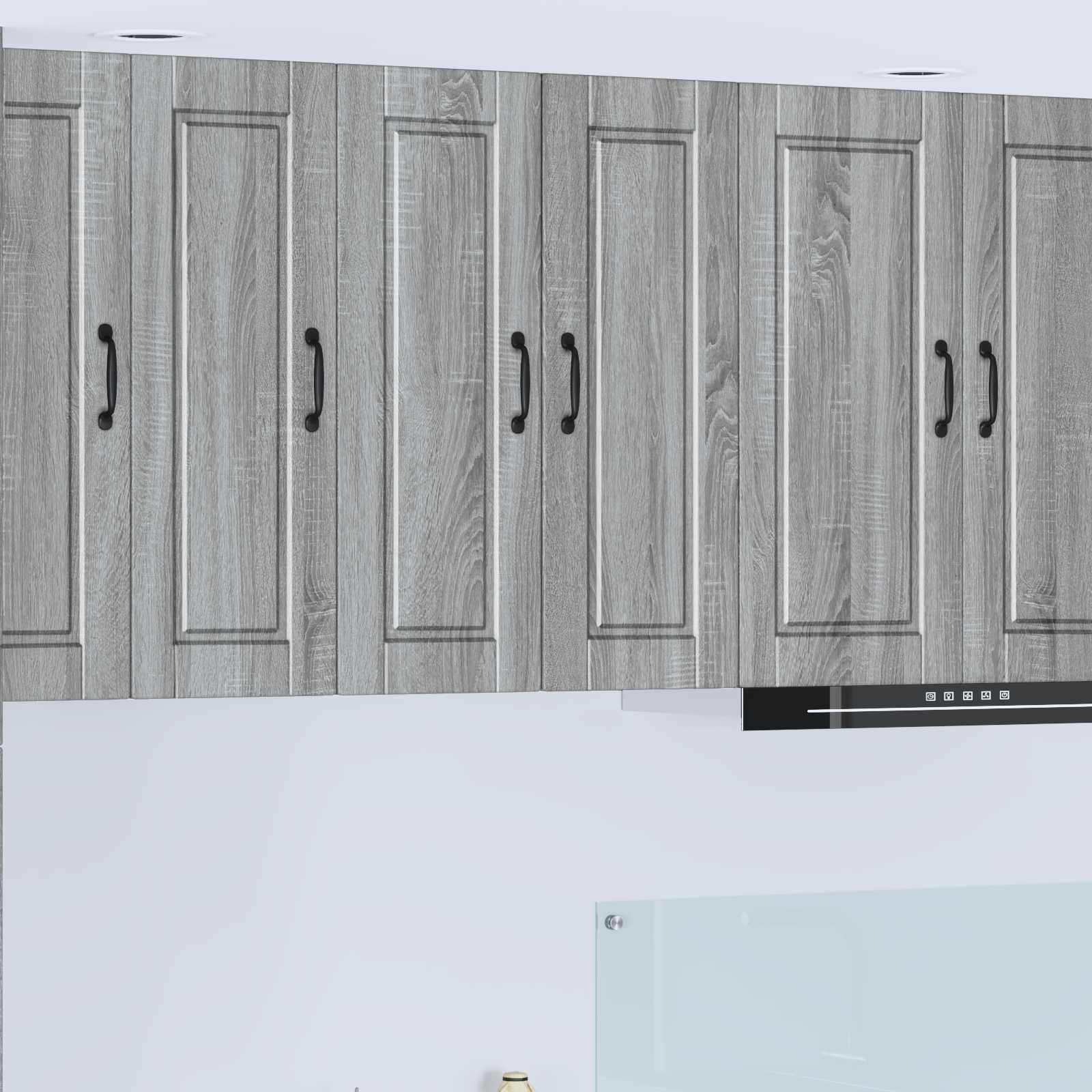 Wandschrank PORTO 2 pcs Graues Sonoma 30 x 31 x 80 cm