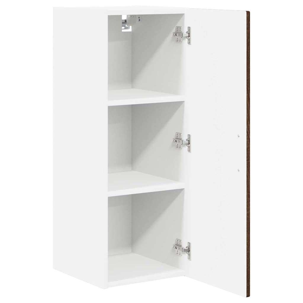 Wandschrank PORTO Braun Eichen-Optik 30 x 31 x 80 cm