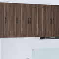 Wandschrank PORTO 2 pcs Braun Eichen-Optik 30 x 31 x 80 cm