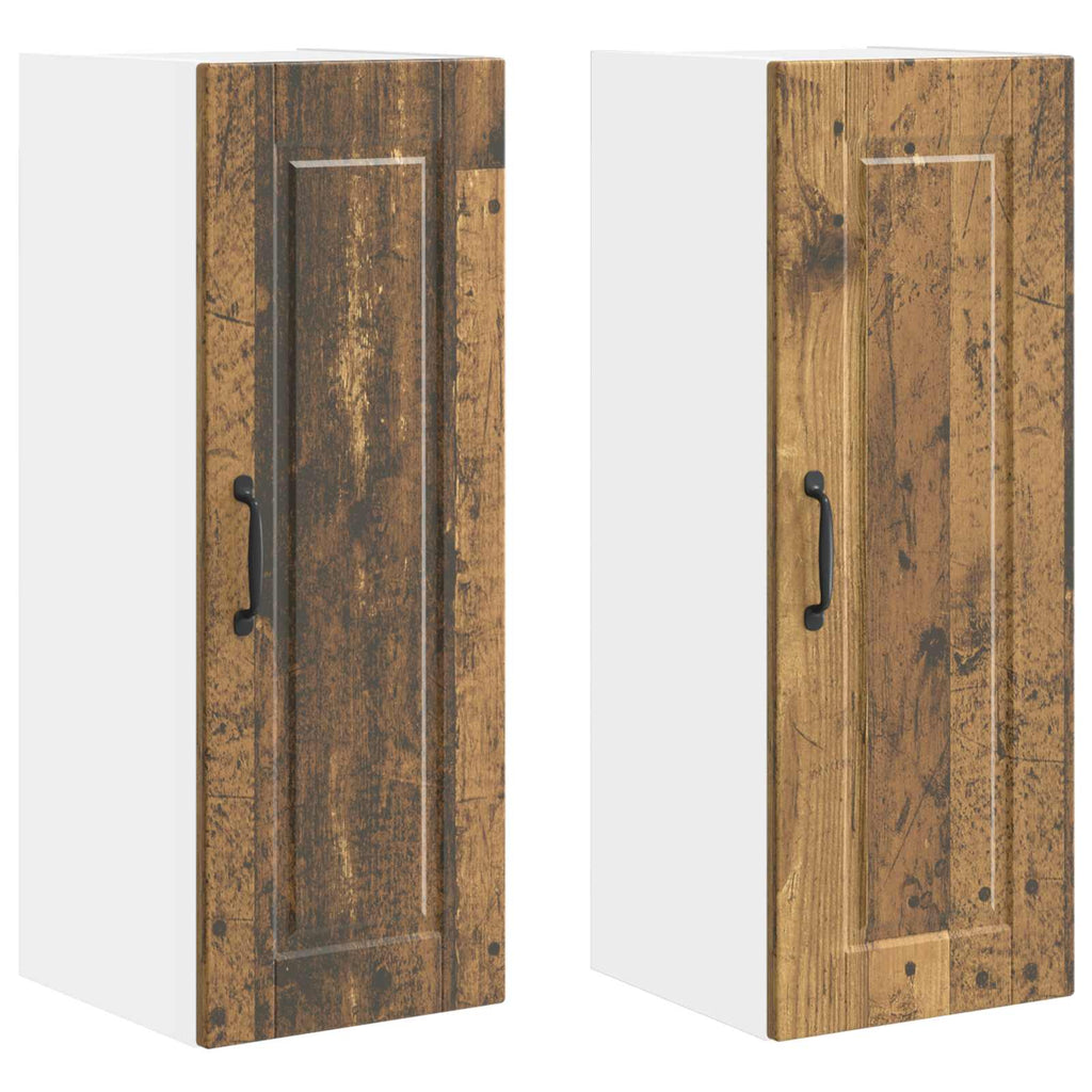 Wandschrank PORTO 2 pcs Altholz 30 x 31 x 80 cm Holzwerkstoff