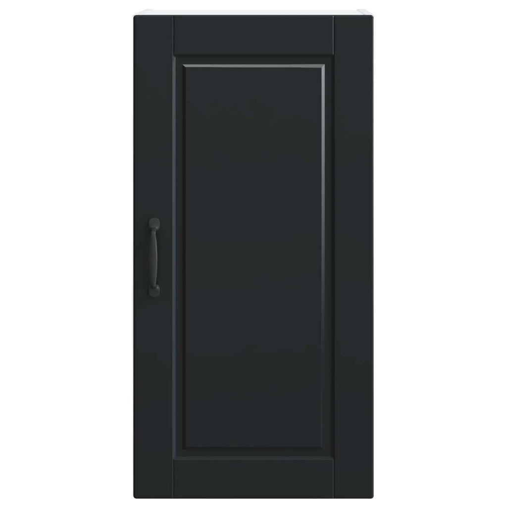 Wandschrank PORTO Schwarz 40 x 31 x 80 cm Holzwerkstoff