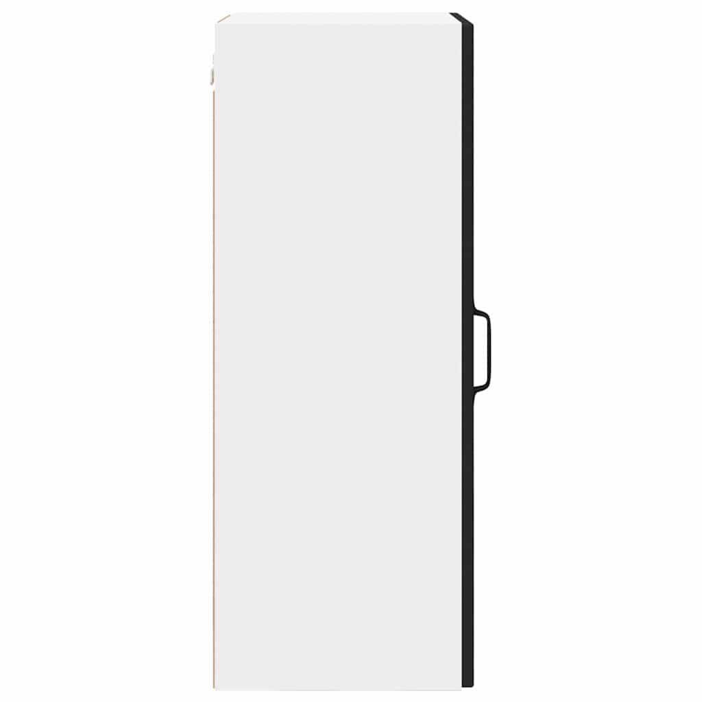 Wandschrank PORTO Schwarz 40 x 31 x 80 cm Holzwerkstoff