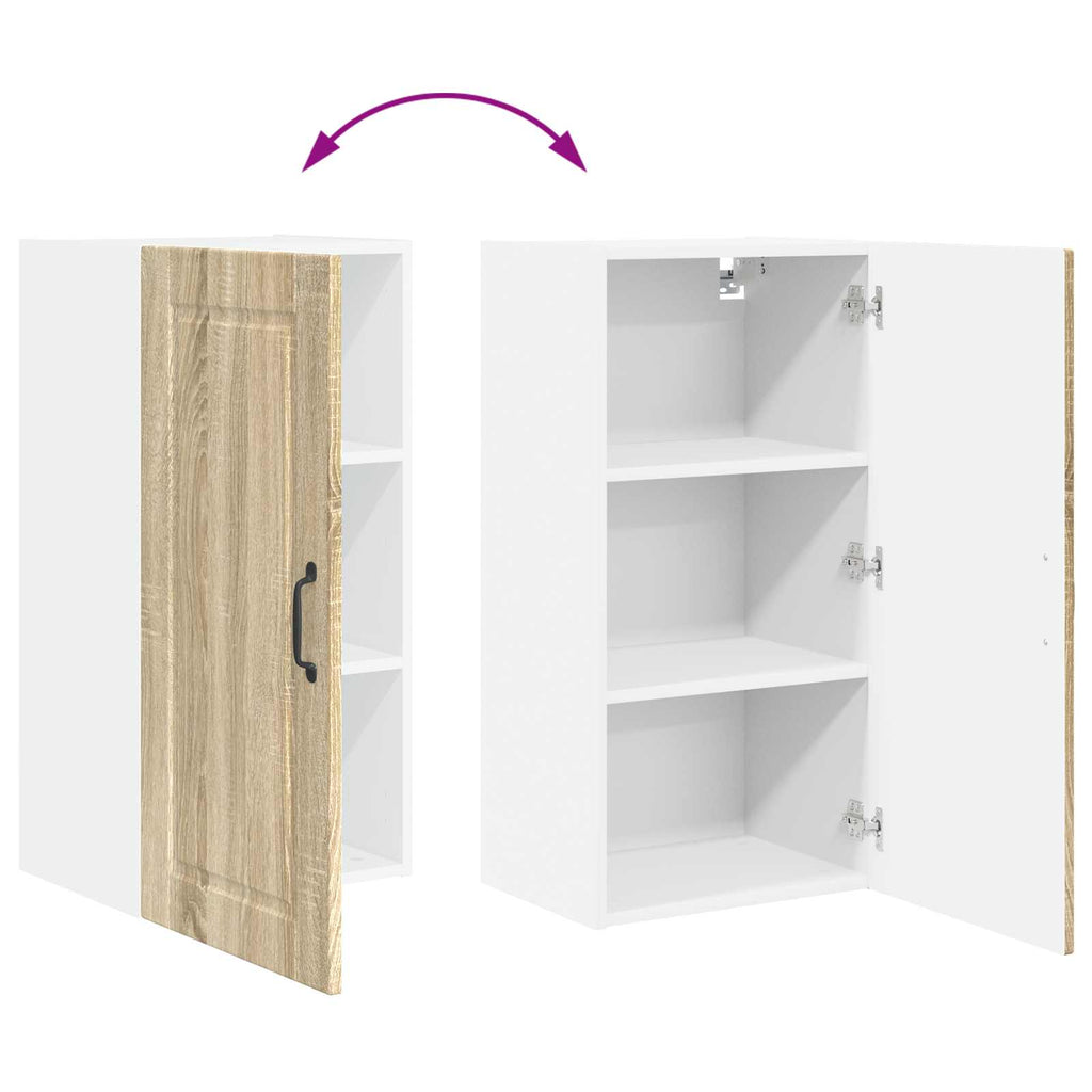 Wandschrank PORTO Sonoma-Eiche 40 x 31 x 80 cm Holzwerkstoff