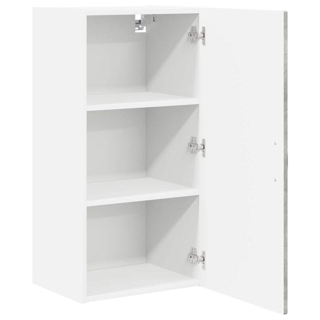 Wandschrank PORTO Beton Grau 40 x 31 x 80 cm Holzwerkstoff