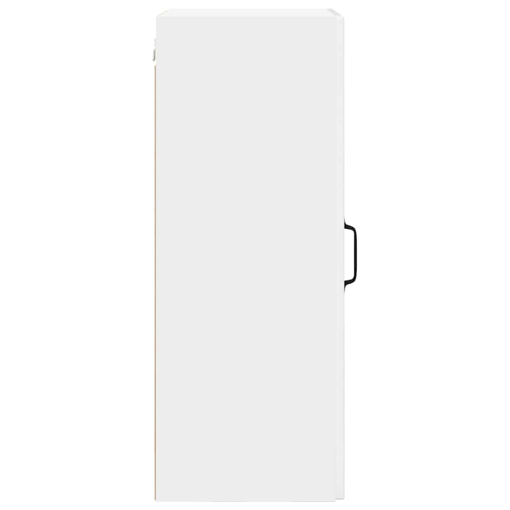 Wandschrank PORTO Hochglanz Weiß 40 x 31 x 80 cm Holzwerkstoff