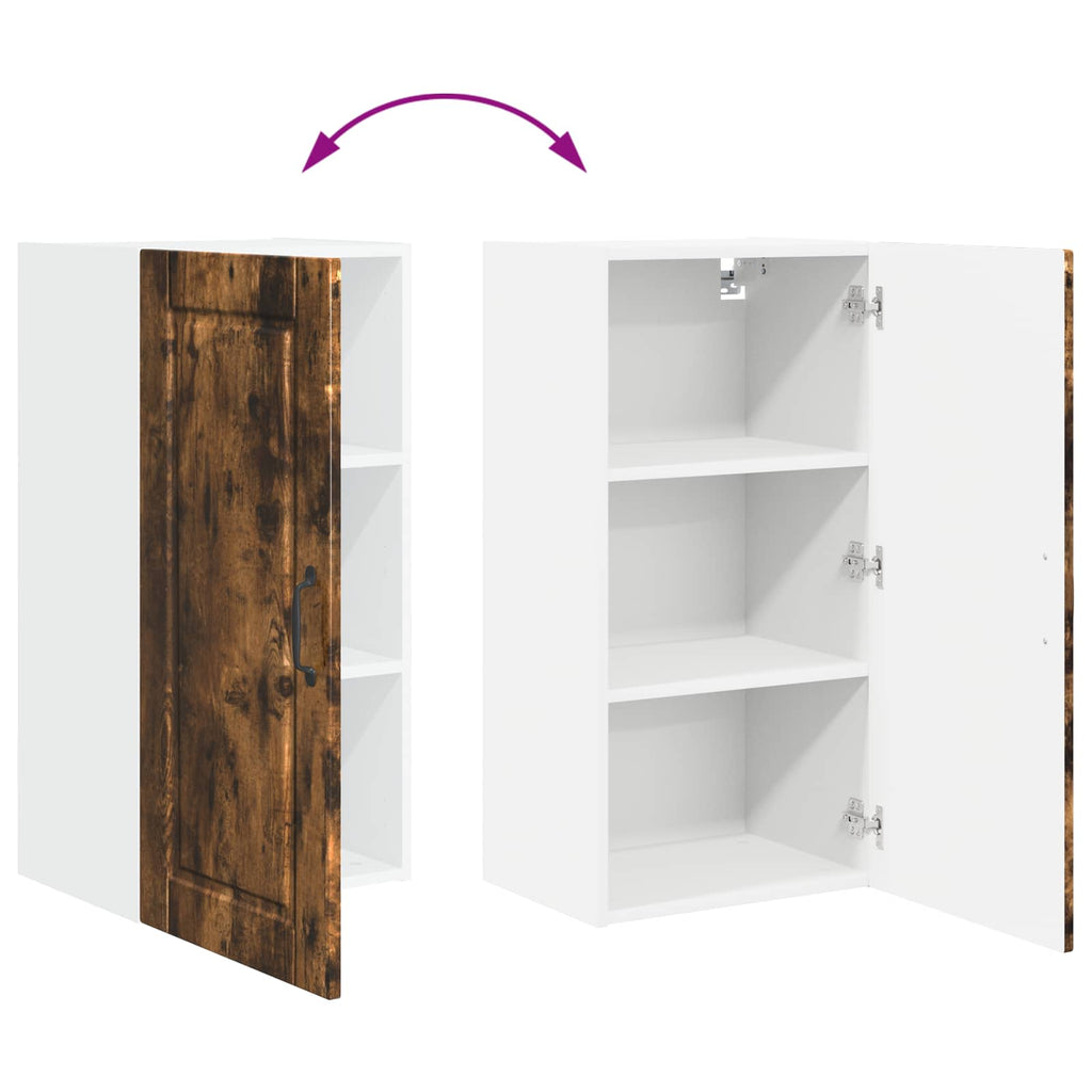 Wandschrank PORTO Geräucherte Eiche 40 x 31 x 80 cm