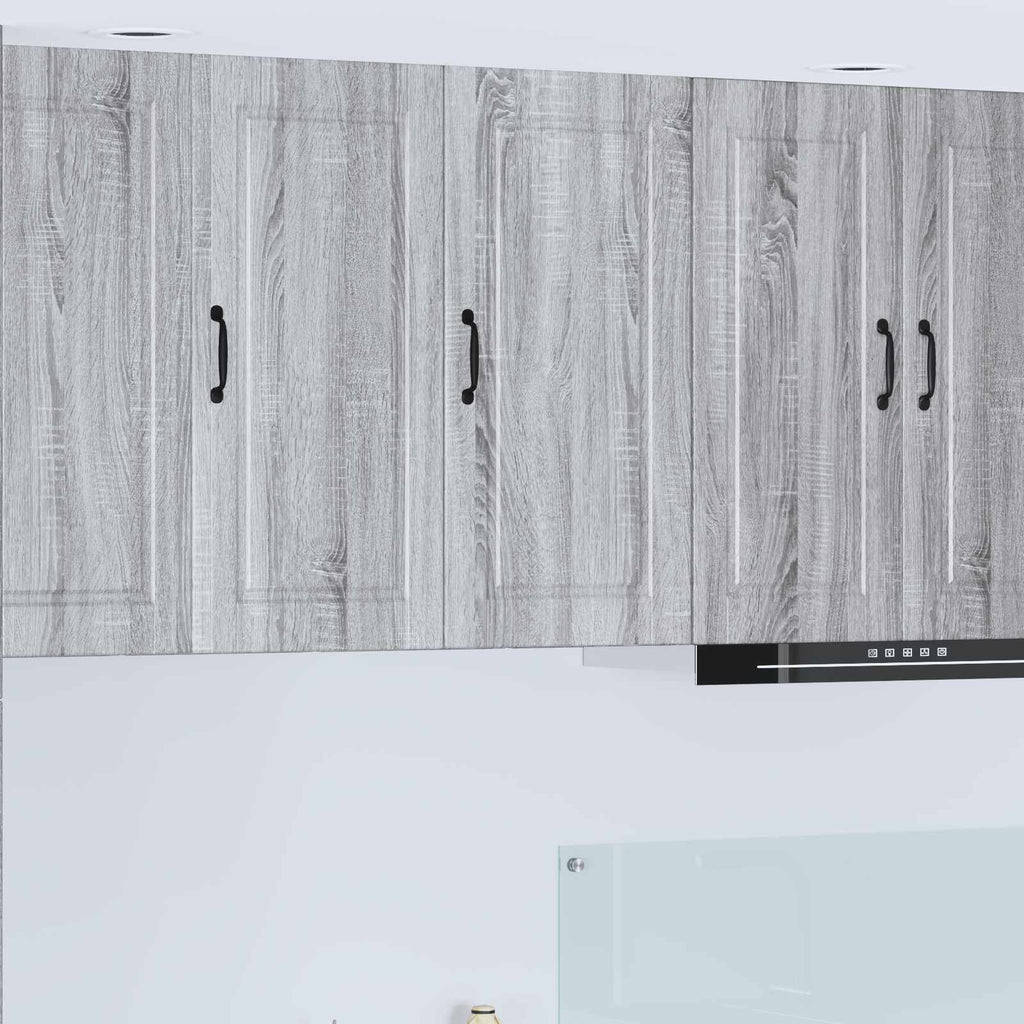 Wandschrank PORTO Graues Sonoma 40 x 31 x 80 cm Holzwerkstoff